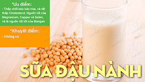Giá trị dinh dưỡng của sữa đậu nành. Giàu đạm thực vật tốt tim mạch