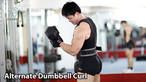 Alternate Dumbbell Curl Cuốn tay trước bằng tạ đôi