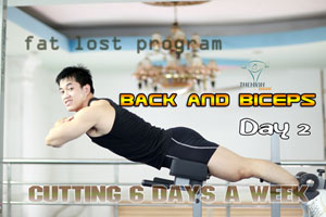 Cutting Giảm mỡ Fitness 6 - Buổi 2 Lưng Xô tay trước