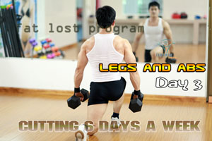 Cutting Giảm Mỡ Fitness 6 - Buổi 3 Chân mông đùi và bụng