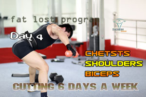 Cutting Giảm Mỡ Fitness 6 - Buổi 4 Cơ ngực vai tay sau