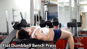 Dumbbell Bench Press Đẩy Ngực Tạ Đôi Ghế Phẳng