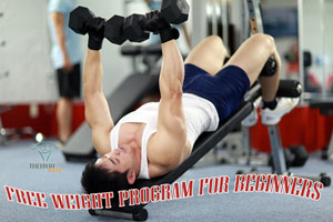 Chương trình tập thể hình free weight bắt đầu cho nam giới