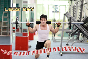 Chương trình Free Weight nam giới Buổi 1 Chân Mông Đùi