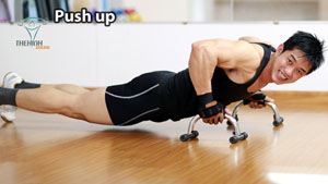 Push Up Hít đất tập ngực vai tay sau đúng kỹ thuật