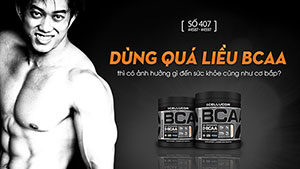 Gymer cần chú ý khi sử dụng BCAA làm nước giải khát