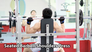 Seated Barbell Shoulders Press Tập Cơ Vai