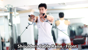 Shoulder Cable Raise nâng vai hiệu quả với cáp