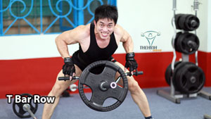T Bar Row Tập cơ lưng xô chữ T