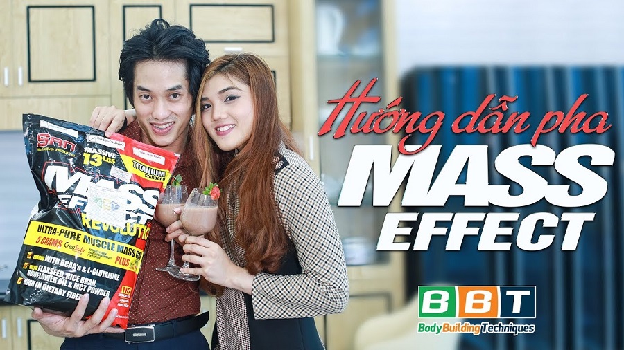 Kỹ thuật pha và uống Mass Effect hiệu quả, tăng cân siêu nhanh - THOL