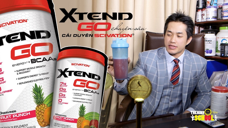 Xtend GO - Bổ sung năng lượng và BCAA - Sản phẩm trợ giá cho sinh viên