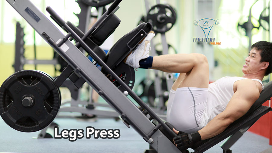 Legs Press tập Thể hình chân mông to đạp đùi đúng kỹ thuật