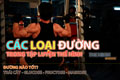 Kỹ thuật dùng đường đúng cách trong tập luyện thể hình