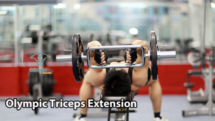Olympic Triceps Extension Tập thể hình cơ tam đầu tay sau