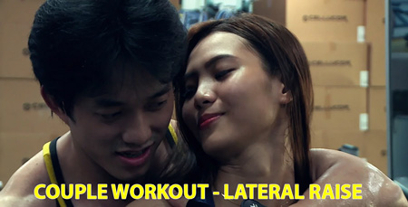 Couple workout tập vai - Lateral Raise 60kg