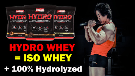 Hydro Whey = Iso Whey + 100% Hydrolyzed siêu nhỏ