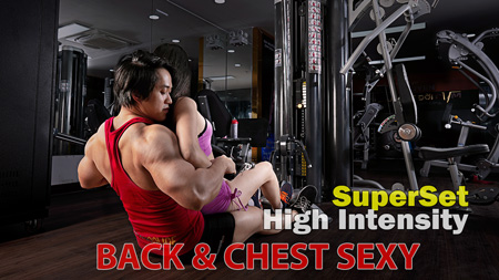 Gym nữ Superset high intensity Lưng Xô Ngực