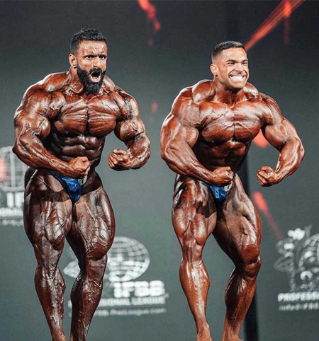 Hadi Choopan và Derek Lunsford đấu Mr Olympia 2022