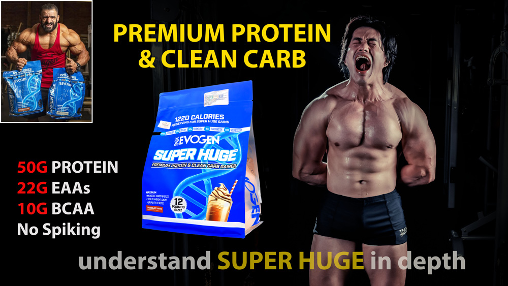 Supper Huge - Mass Gainer chúa Clean Bulking nâng tầm MrOlympia