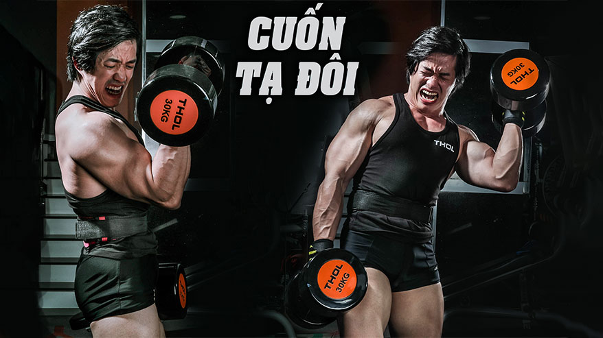 Cuốn tạ đôi theo MaxOT - THOL