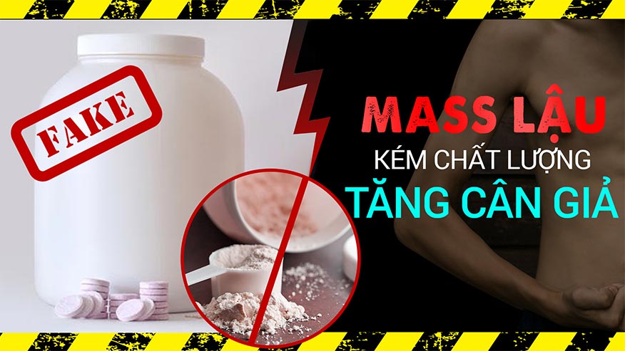 Mass lậu kém chất lượng - tăng cân giả, mất cơ