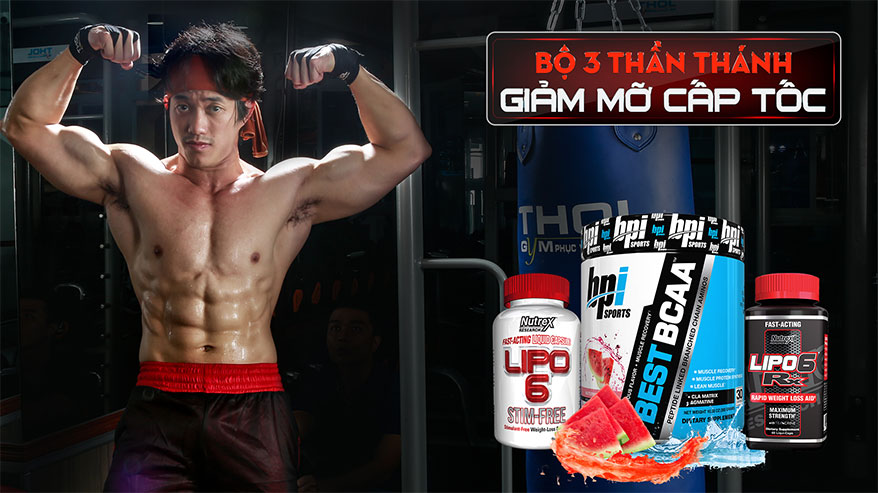 Bộ ba Thần Thánh Tăng Cơ Giảm Mỡ BODY siêu nét cho gymer