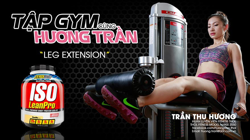 Legs Extension– Giảm mỡ, săn chắc cơ đùi trước hiệu quả-THOL