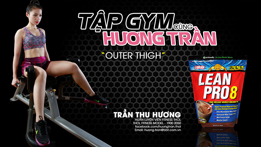 Outer Thigh- Tập đùi ngoài Thon gọn cho nữ, Hương Trần -THOL