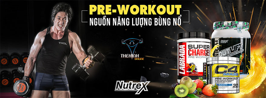 Pre-workout cung cấp năng lượng cho gymer - THOL