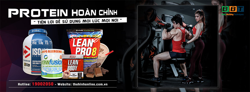 Protein hoàn chỉnh thiết yếu cho gymer - THOL