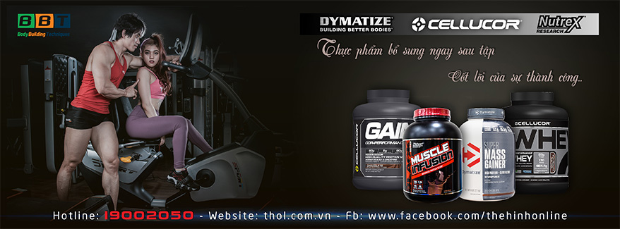 Thực phẩm bổ sung cung cấp dinh dưỡng sau tập - THOL