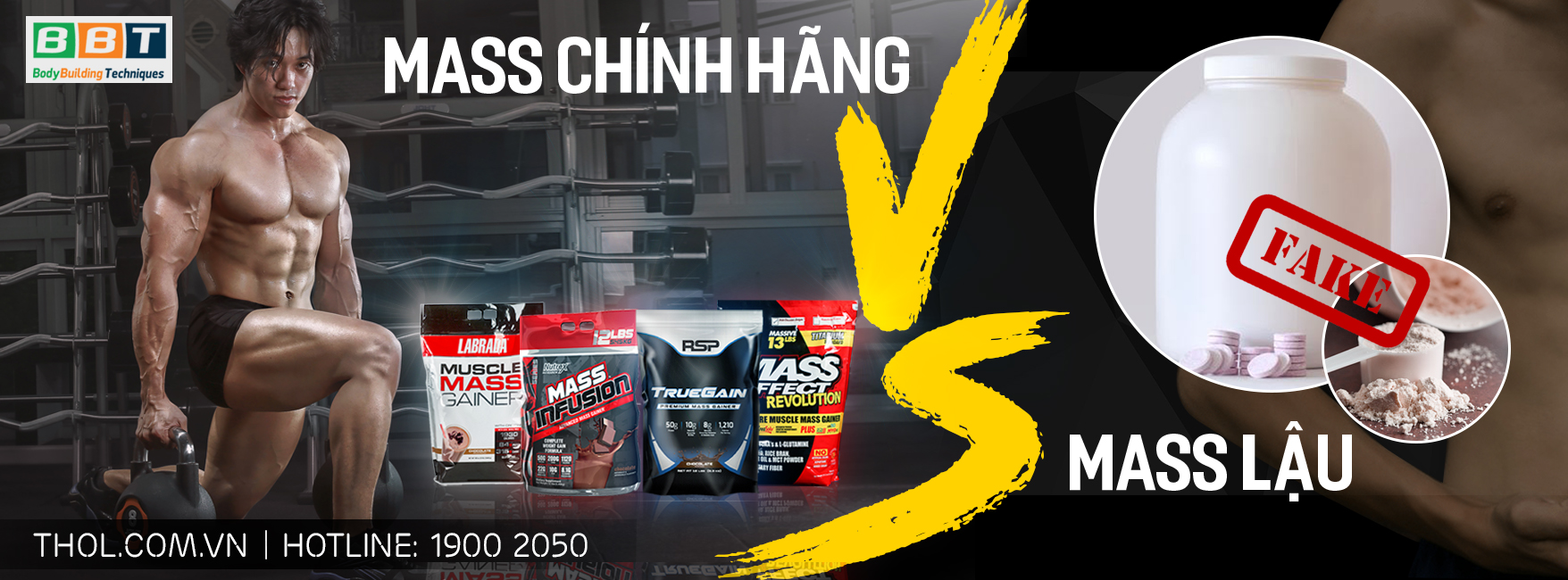 Mass lậu và mass chính hãng - THOL